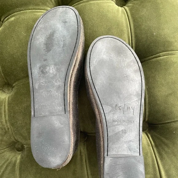 NIB French Sole/NY Sloop Flats in Bronze Metallic - Picture 5 of 6